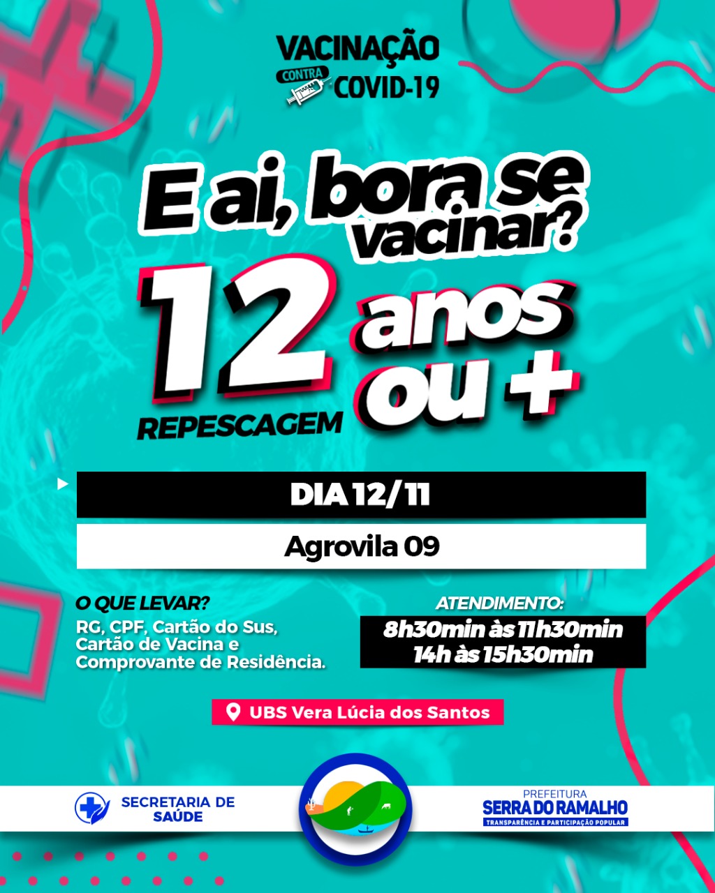 Se liga que a repescagem da Primeira Dose da vacina da Covid-19 vem aí!