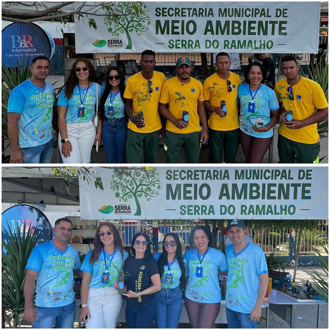 Secretaria de Meio Ambiente Participa da Corrida Pelas Águas em Serra do Ramalho