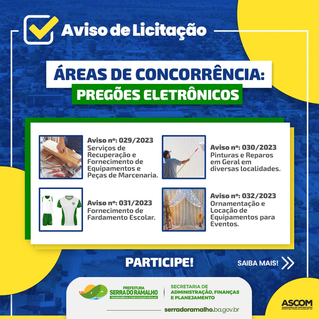Abertura de Licitações