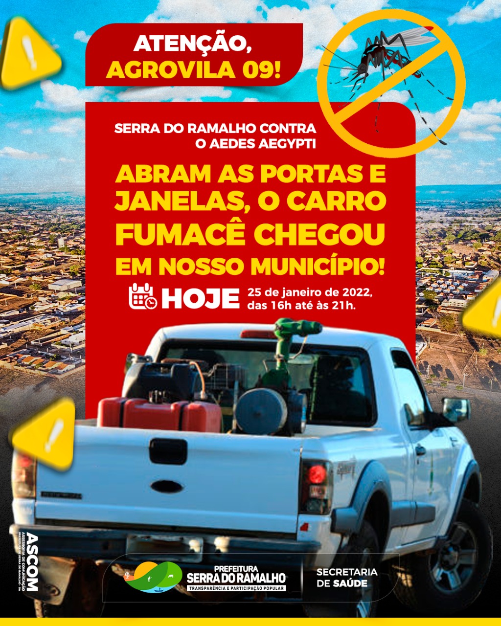 Atenção, moradores da Agrovila 09!