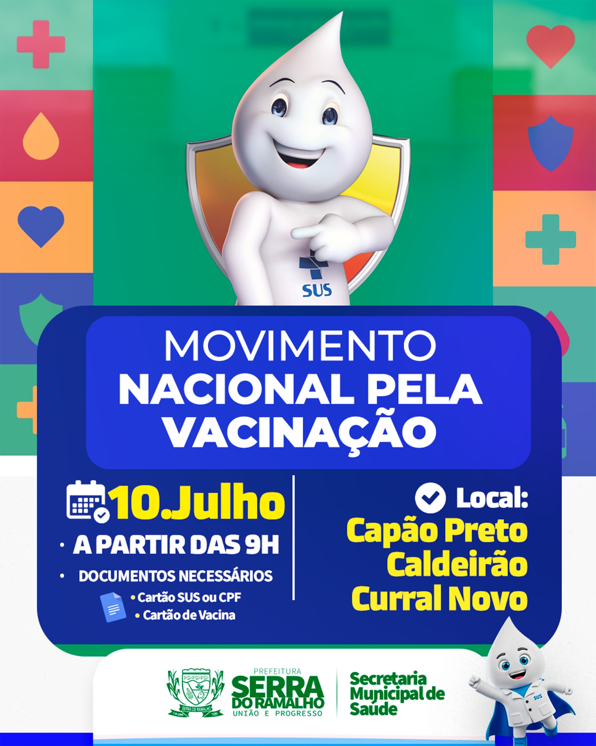 Seguimos em prol do Movimento Nacional pela Vacinação