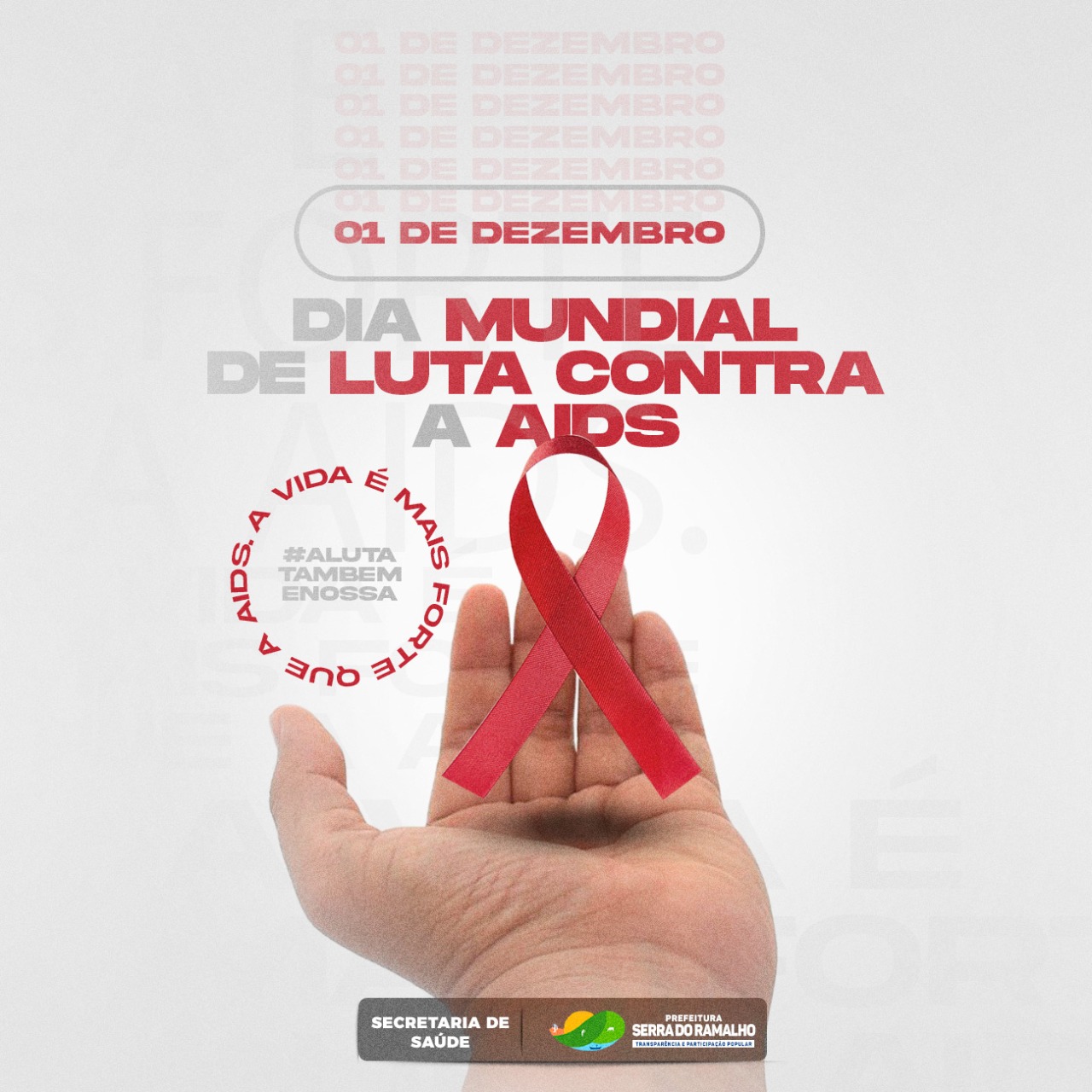O dia 01 de dezembro, desde os anos 1980 é considerado o Dia do Combate à AIDS (ou Síndrome da Imunodeficiência Adquirida), uma doença sexualmente transmissível.