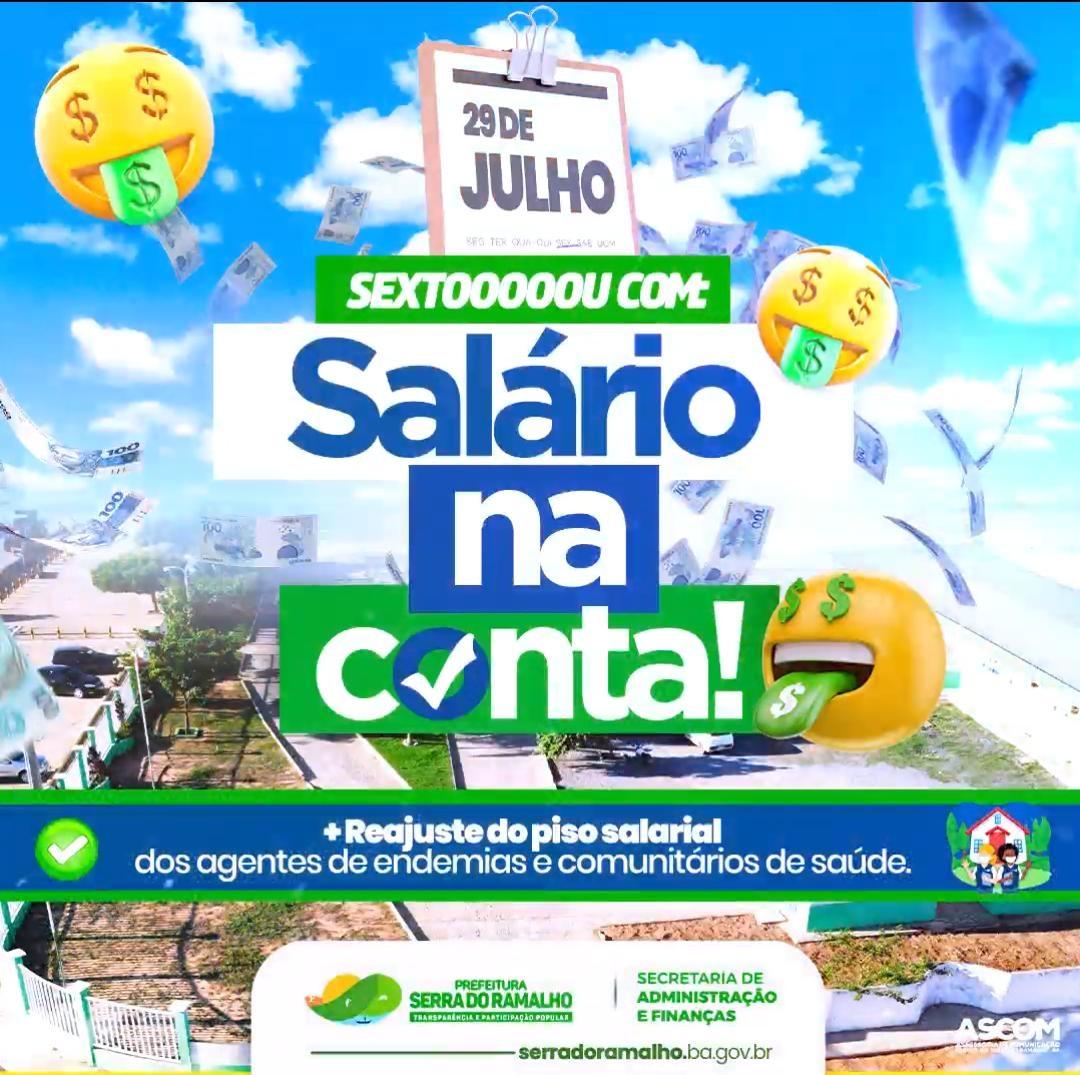 Alô servidores da Prefeitura de Serra do Ramalho:
