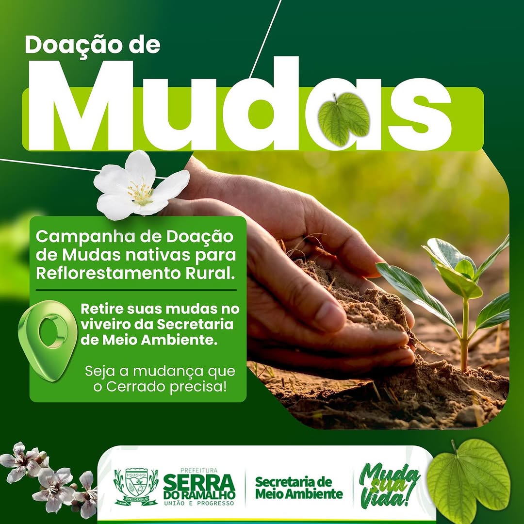 Participe da nossa campanha de doação de mudas nativas