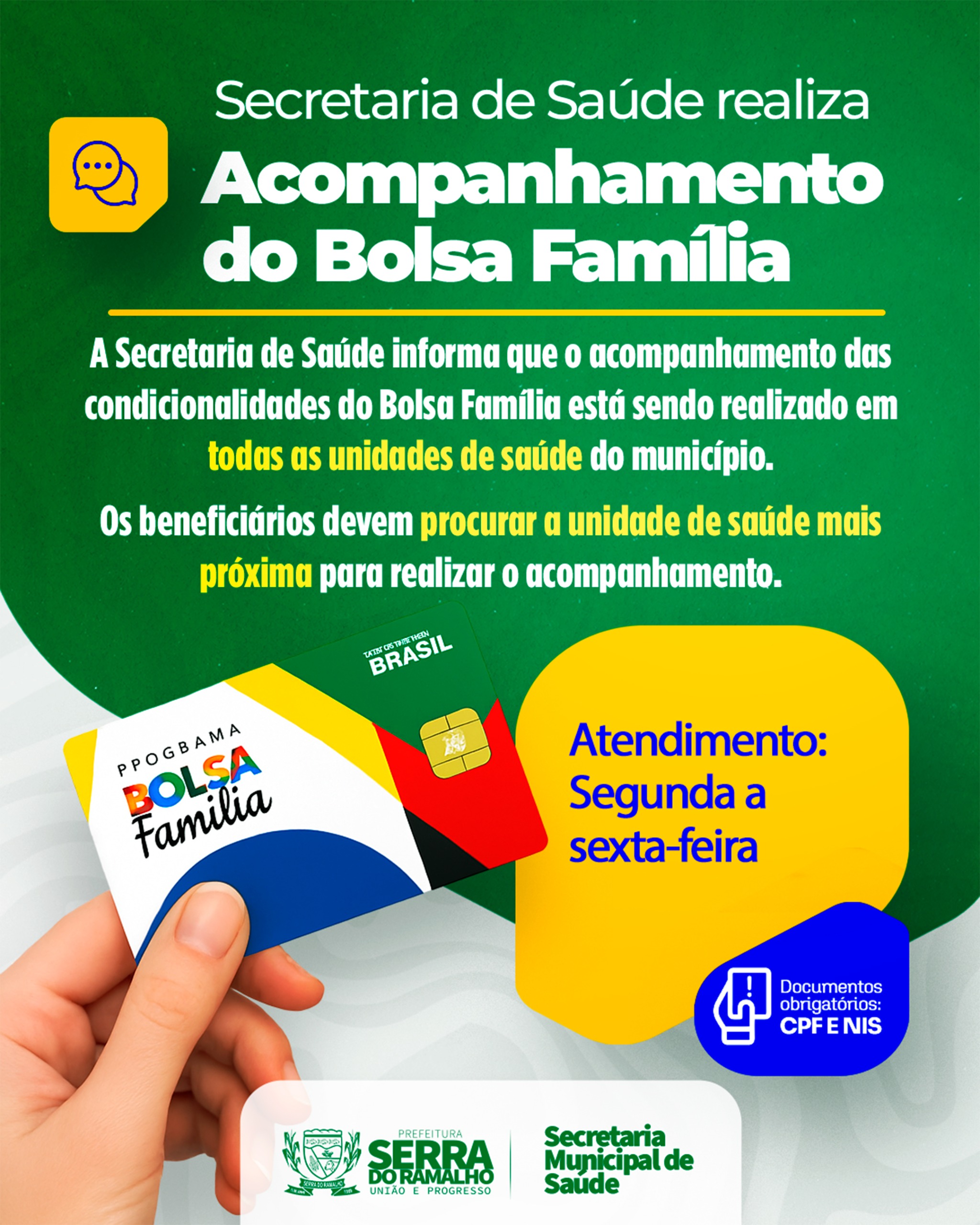 Secretaria de Saúde Realiza Acompanhamento do Bolsa Família em Serra do Ramalho