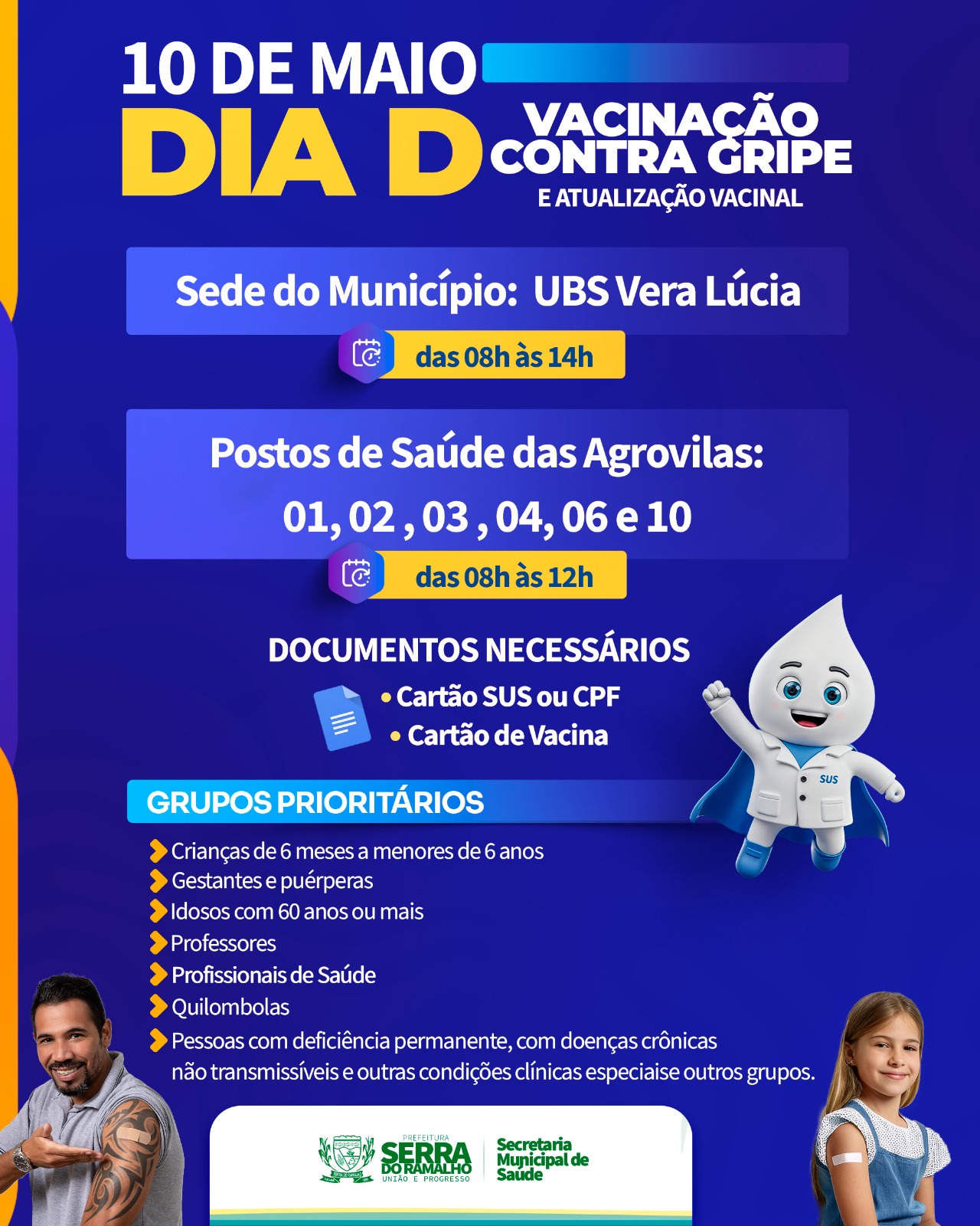 Dia D de Vacinação contra a Gripe e Atualização Vacinal