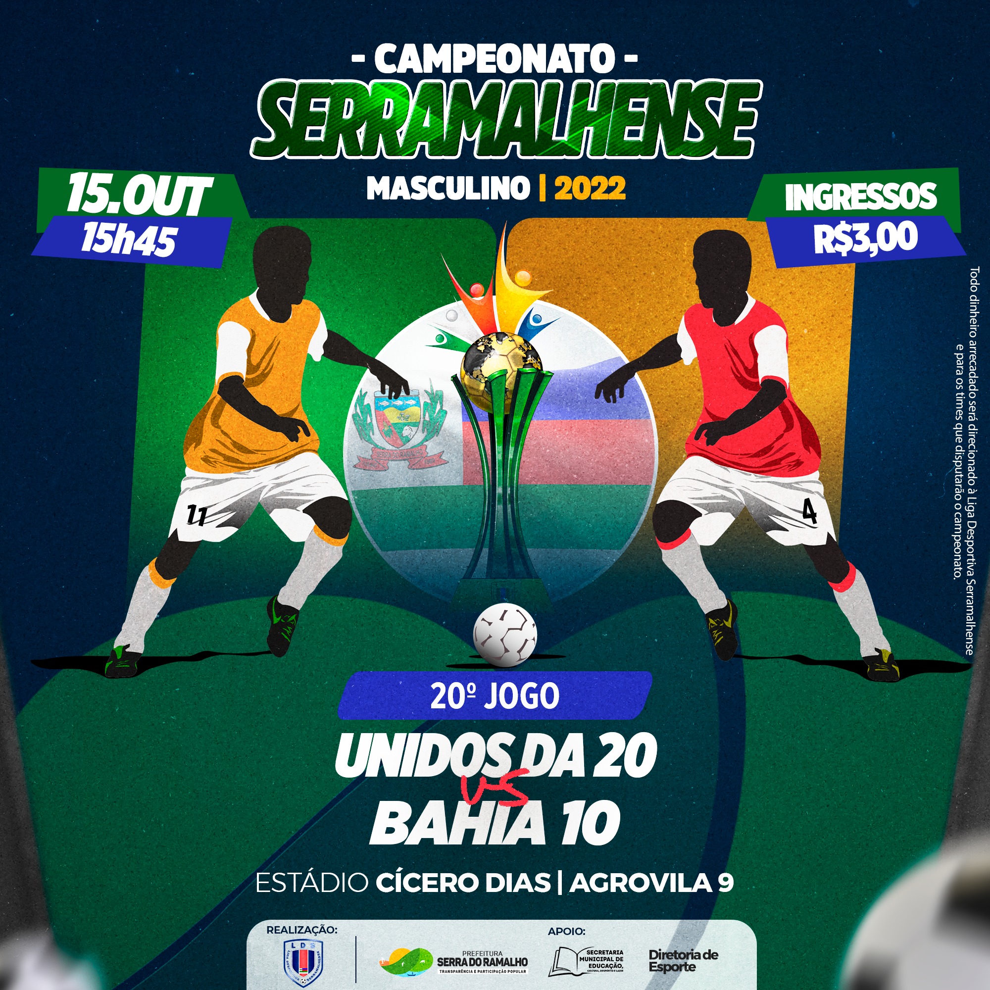 O Campeonato Serramalhense Masculino de Futebol está a todo vapor!