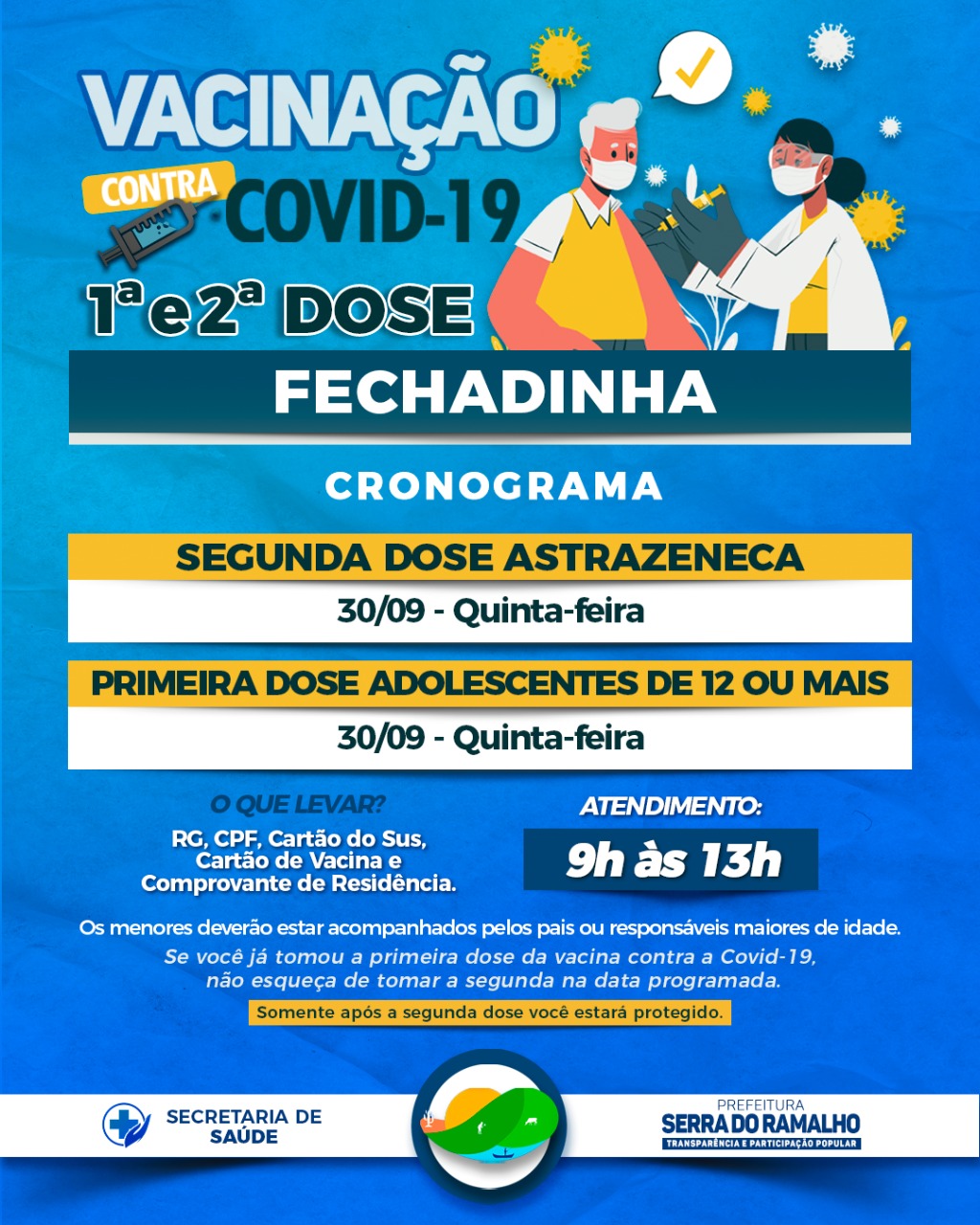 Atenção Comunidade de Fechadinha!