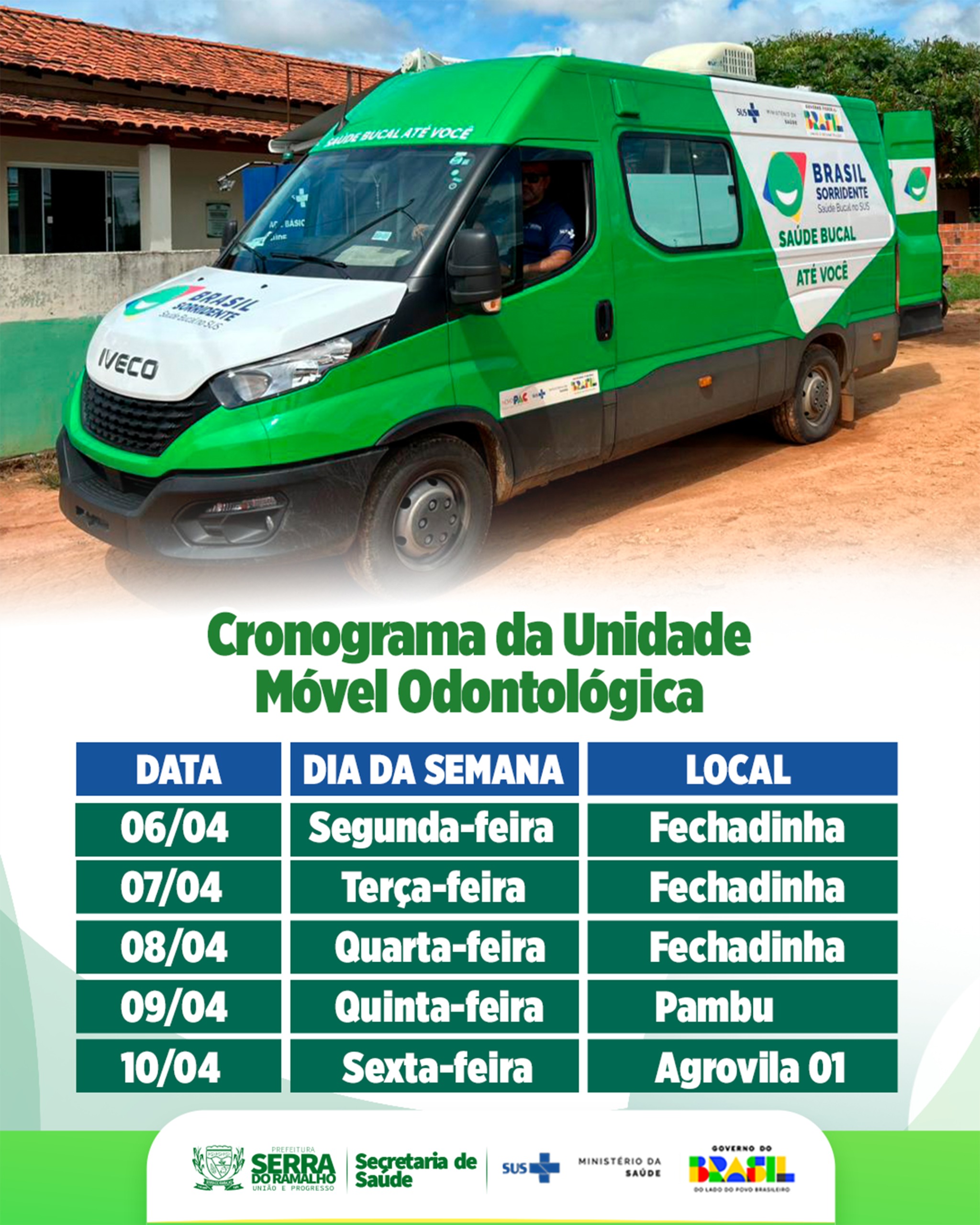 Unidade Móvel Odontológica Leva Atendimento às Comunidades de Serra do Ramalho