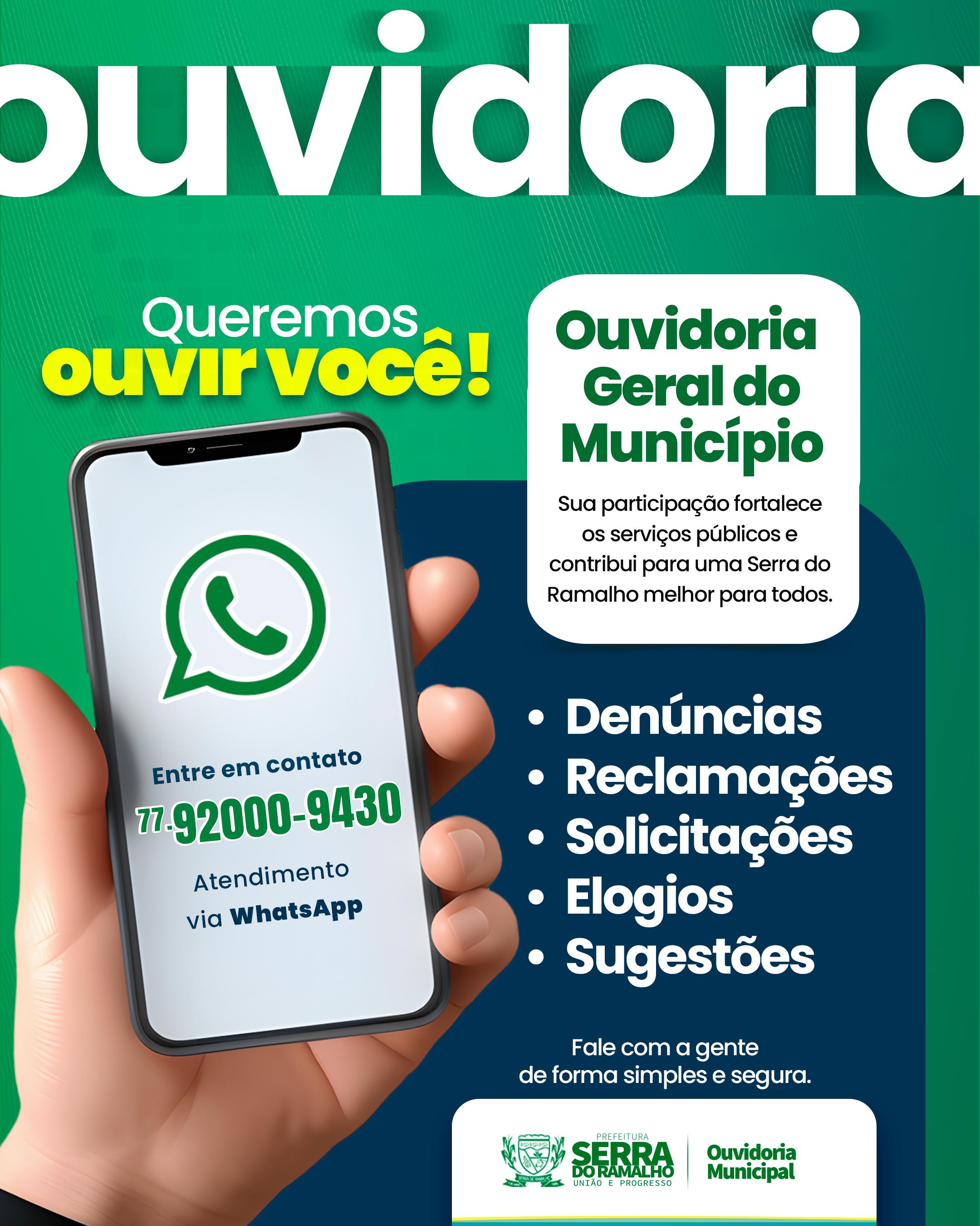 Ouvidoria Municipal de Serra do Ramalho reforça canal de atendimento direto à população