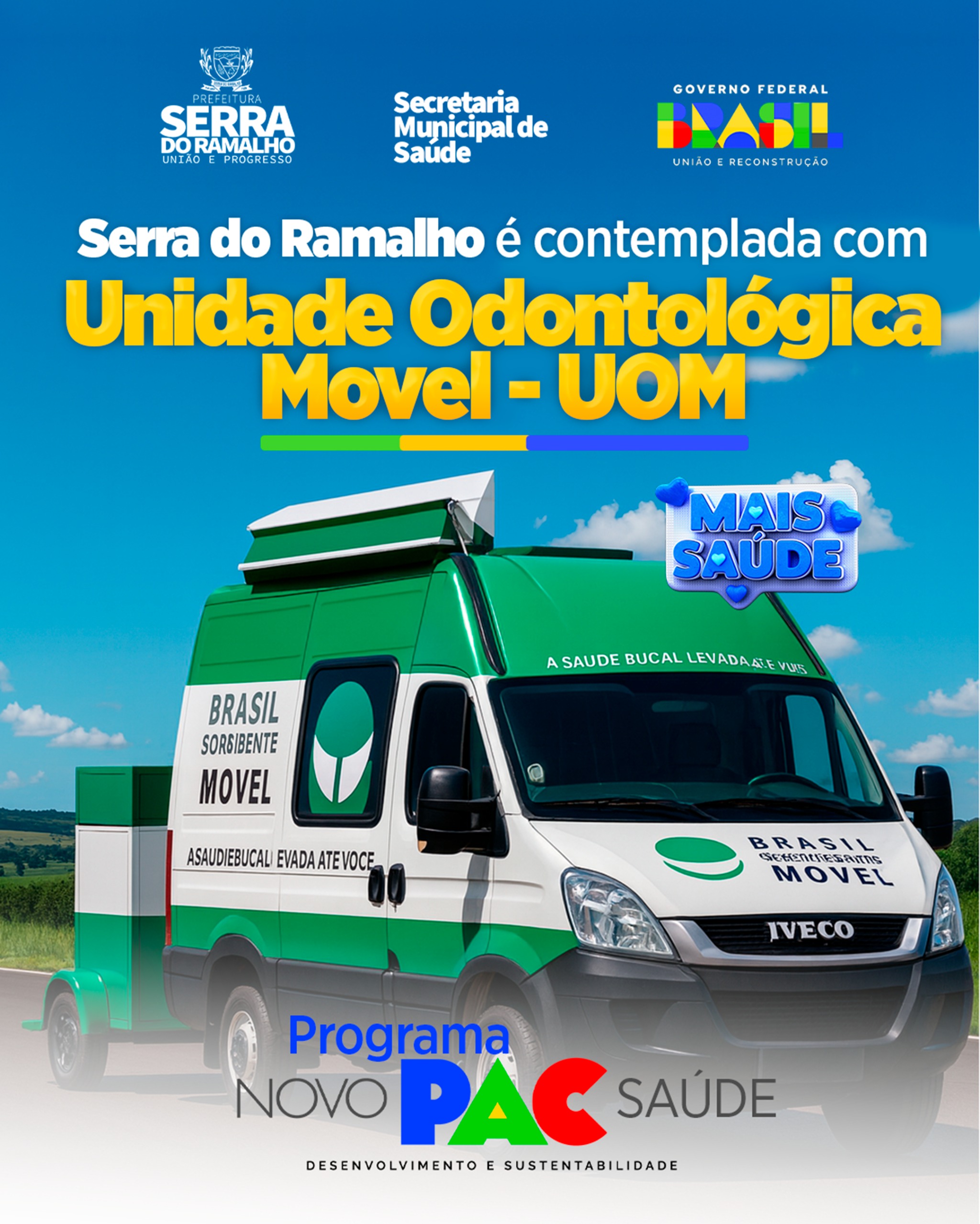 Serra do Ramalho agora tem Unidade Odontológica Móvel!
