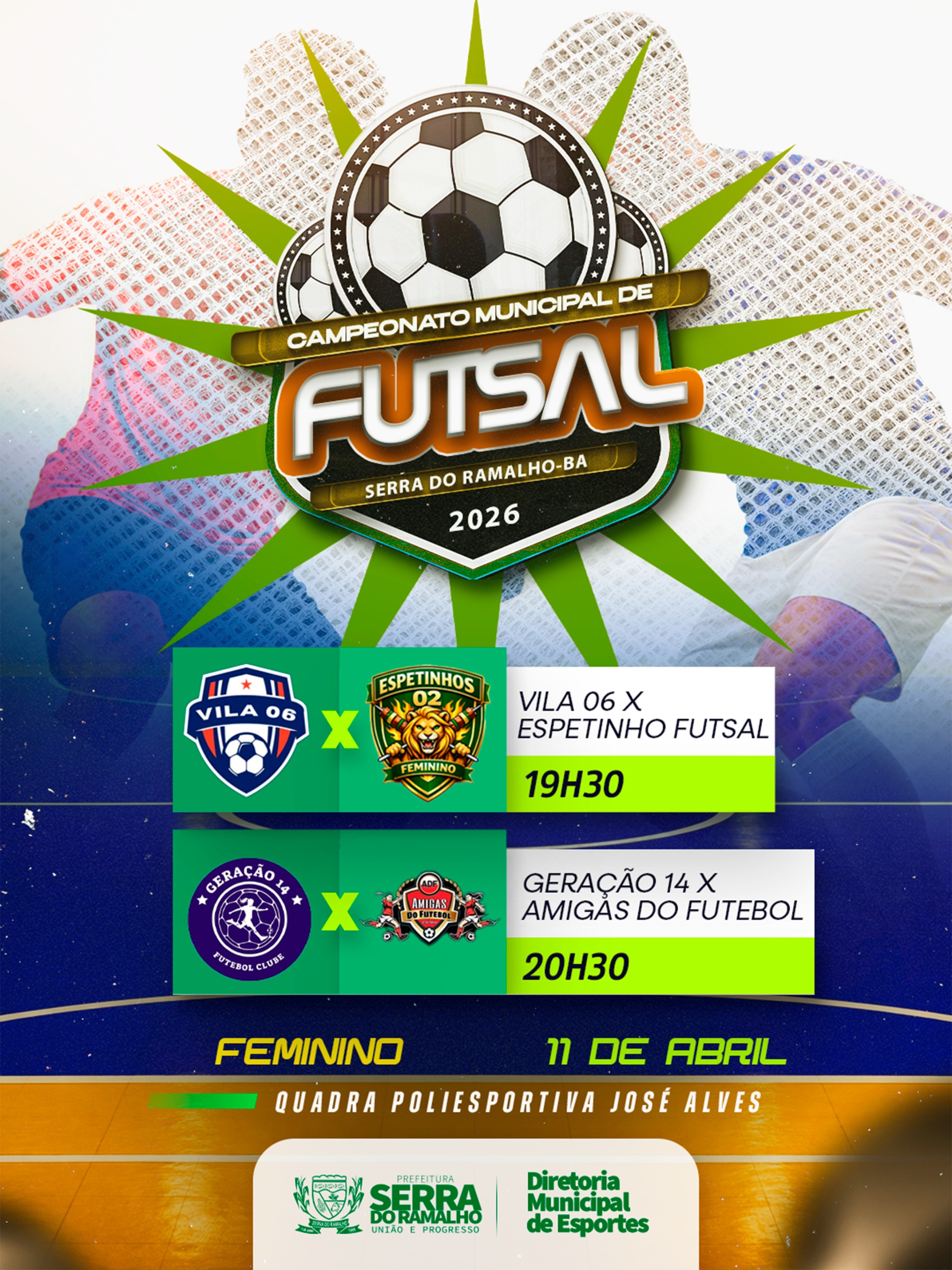 Continuação da Rodada do Campeonato Municipal de Futsal Acontece Neste Sábado (11)