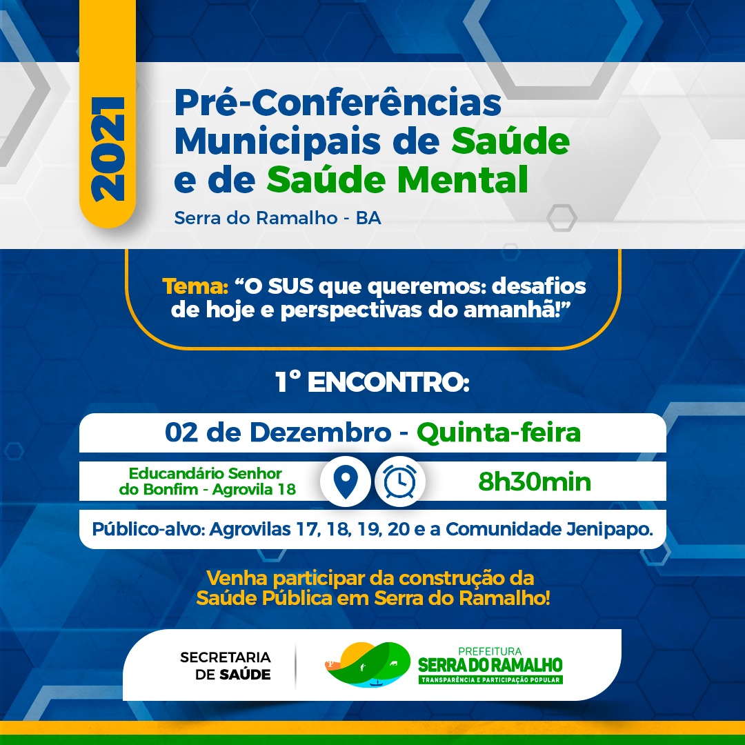 O Conselho Municipal de Saúde e a Secretaria Municipal de Saúde, em cumprimento à Legislação do SUS, estão se preparando para realizar a 5ª Conferência Municipal de Saúde em nosso município.