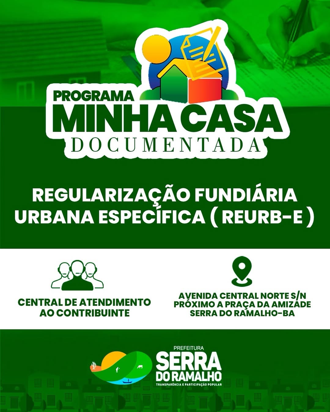 Programa de Regularização Fundiária Urbana Específica (REURB-E) continua