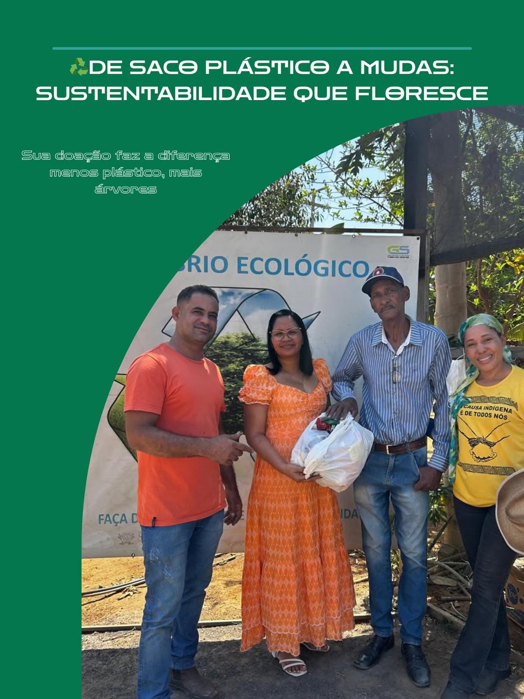 De sacos plásticos a mudas: sustentabilidade que floresce em Serra do Ramalho