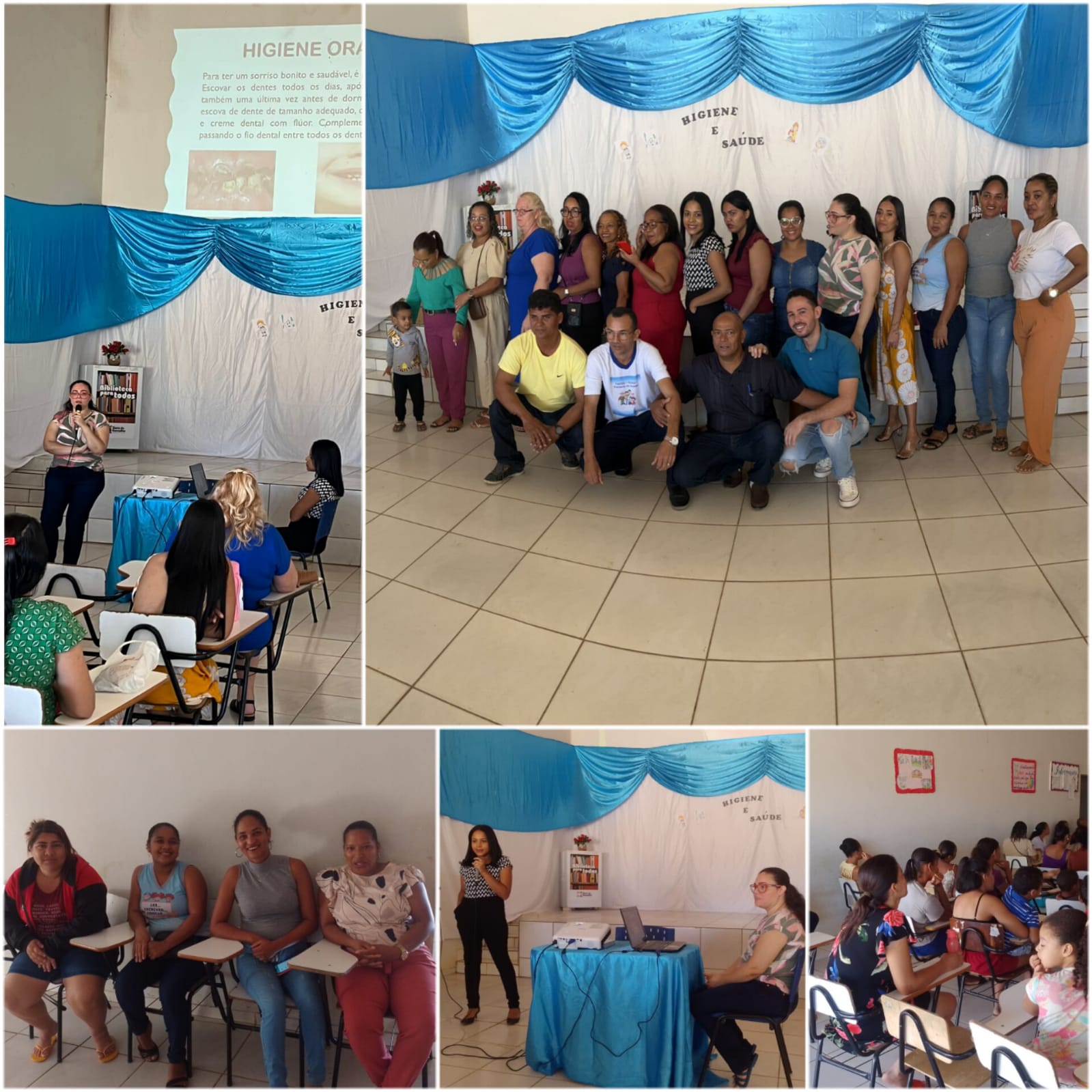 UBS da Agrovila 02 promove palestra sobre Higiene Pessoal e Saúde Bucal na Escola Marileia