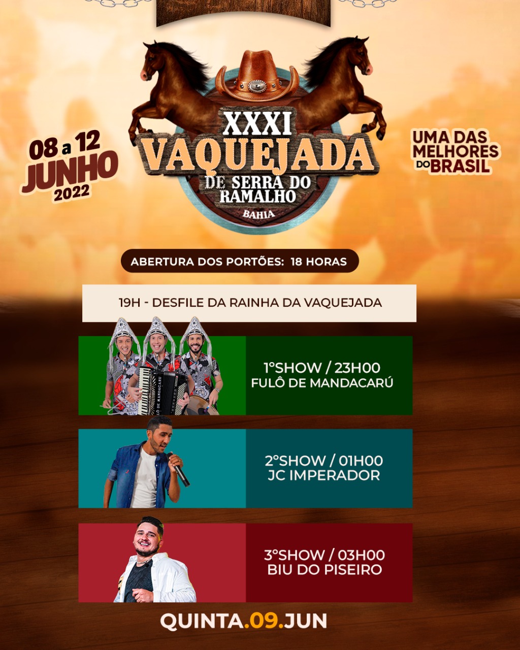Hoje é o segundo dia de uma das maiores vaquejadas da Bahia!