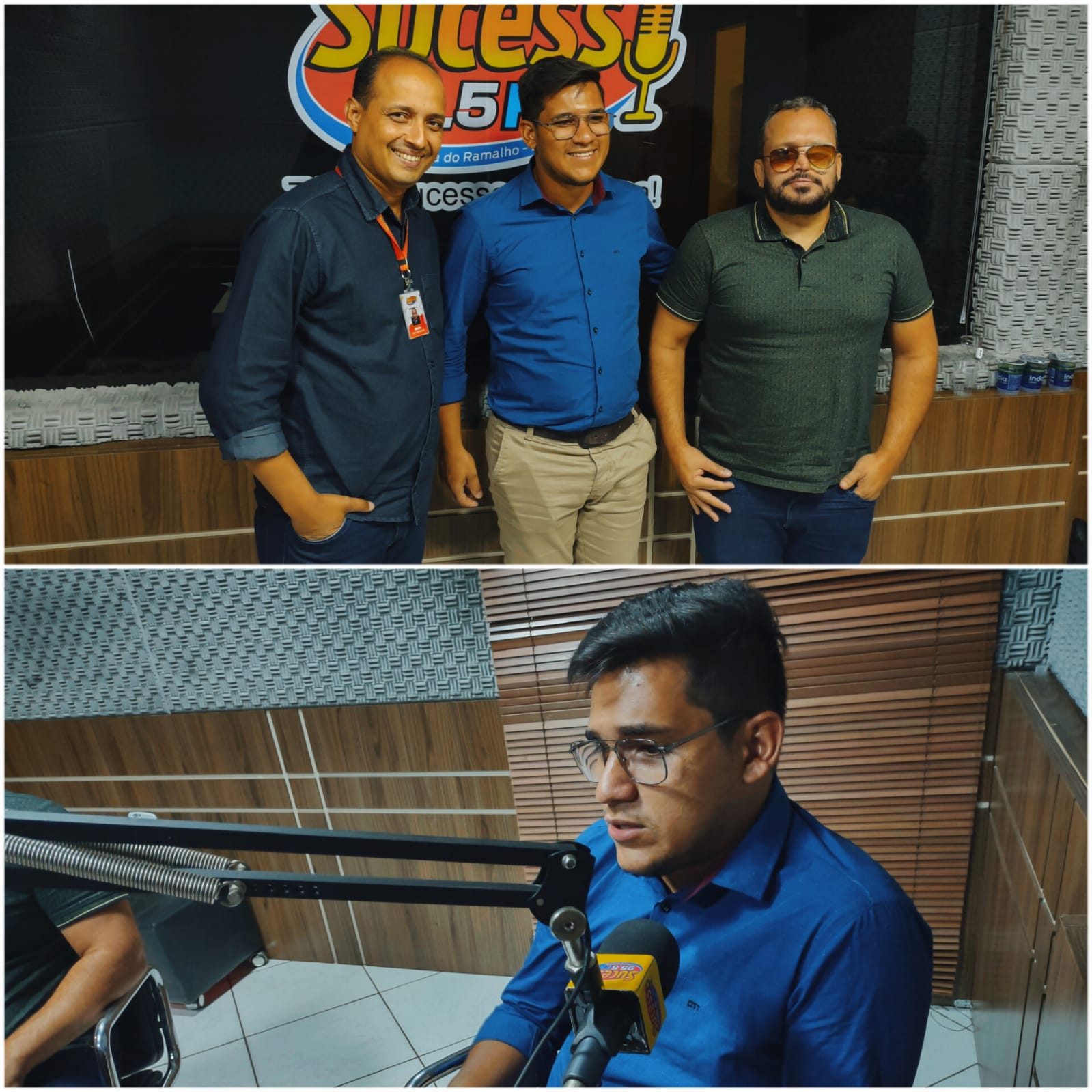 Entrevista da Diretoria de Cultura à Rádio Sucesso FM