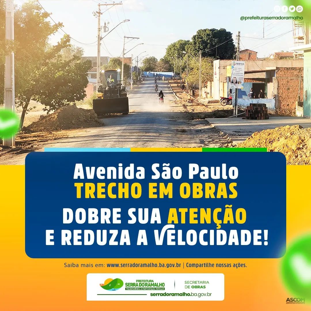 Avenida São Paulo em Obras