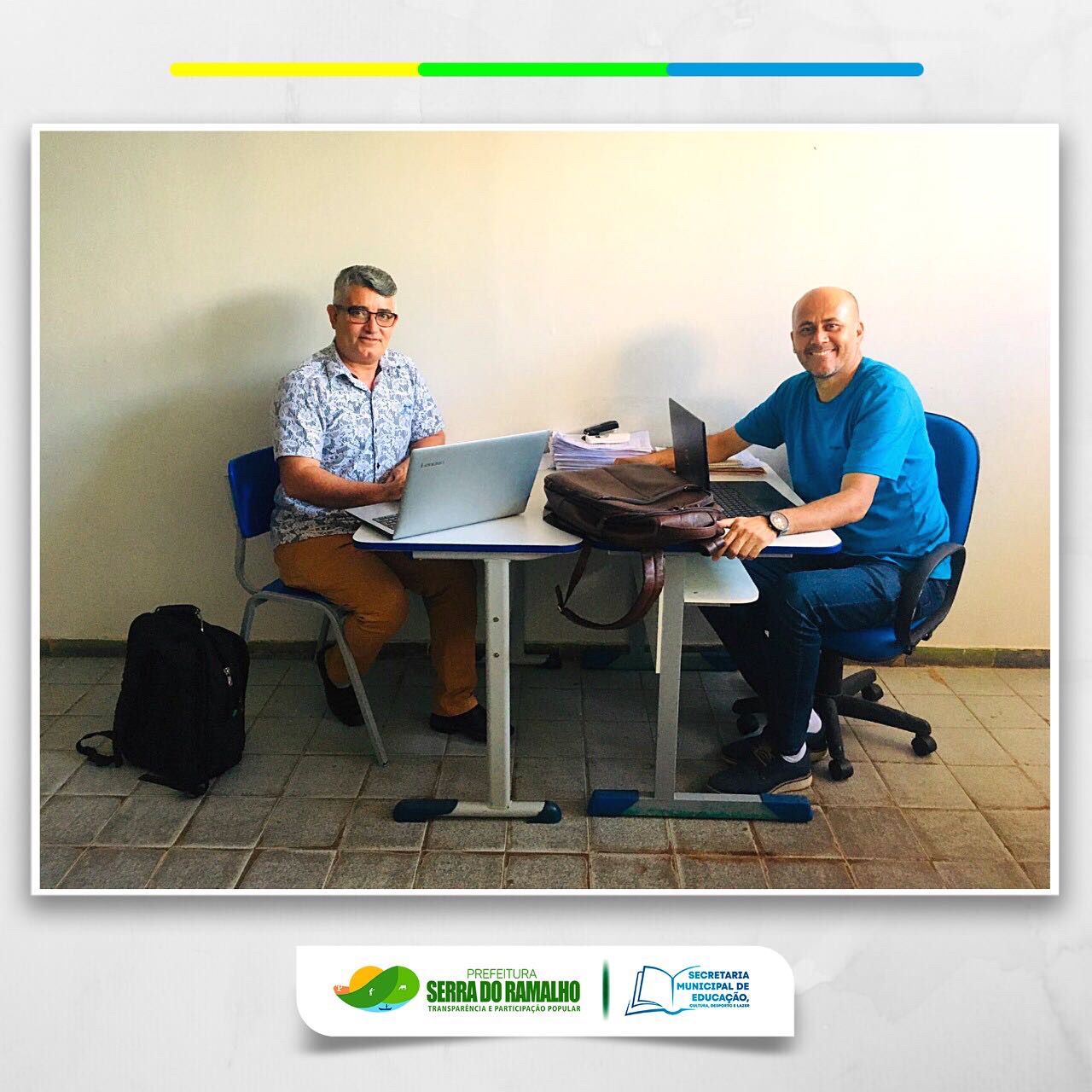 Coordenação de Educação a Distância do Campus Bom Jesus da Lapa visita Secretaria Municipal de Educação de Serra do Ramalho.