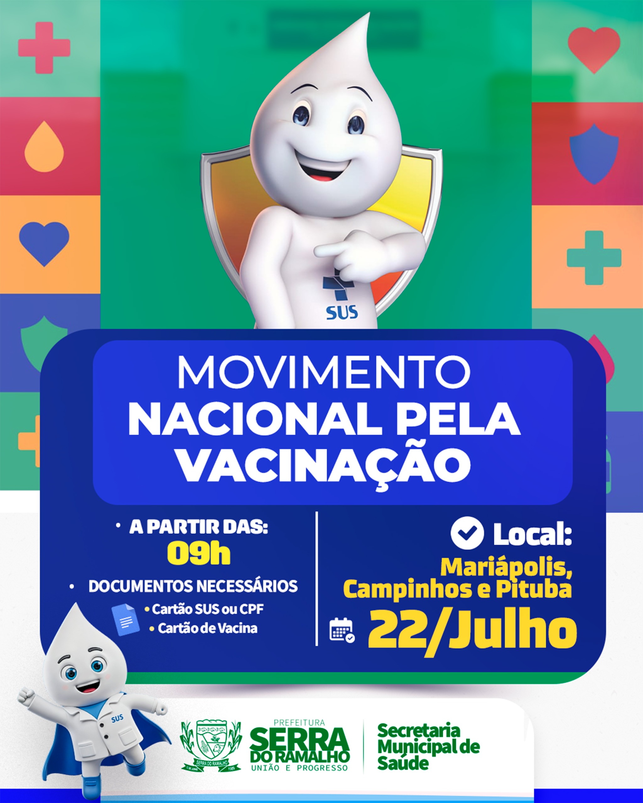 Movimento De Vacinação - Mariápolis, Campinhos e Pituba