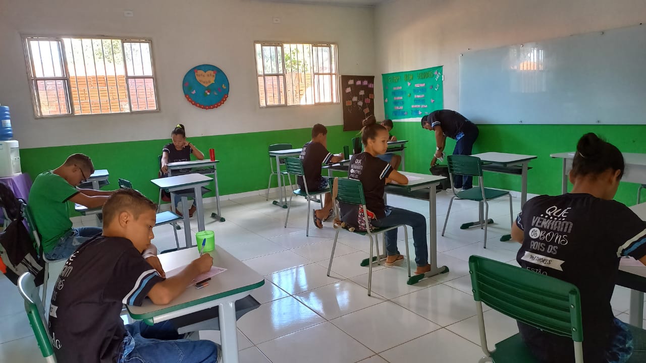 Estudantes de Serra do Ramalho participaram no dia 30 da OBMEP