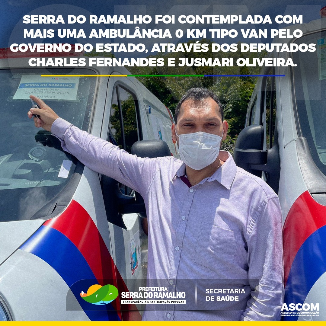 A Prefeitura de Serra do Ramalho segue cumprindo seu papel em auxiliar todos os munícipes. Hoje o município foi contemplado com uma ambulância 0km do tipo VAN.
