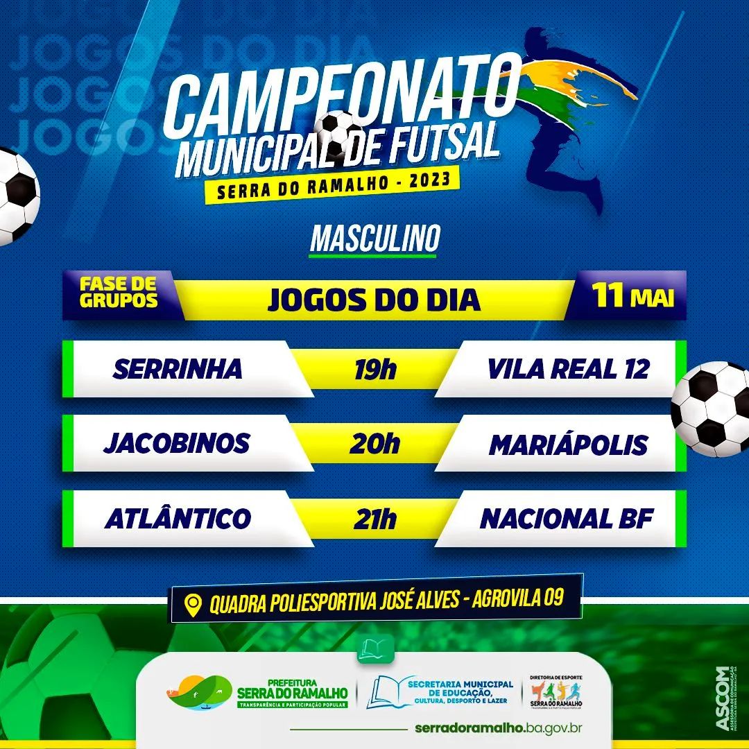 ➡ O Campeonato Municipal de Futsal segue a todo vapor!
