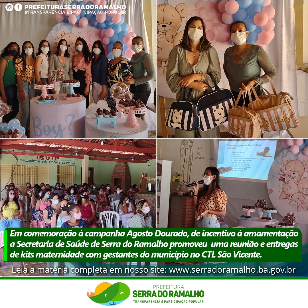 Na manhã de sexta-feira (06/08) ocorreu a palestra com as gestantes das unidades de saúde Nova Canaã, Belenzinho e Luciene Brito.