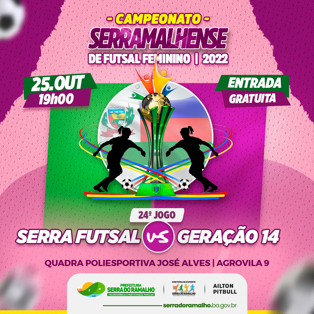 E VAMOS DE FUTSAL: O Campeonato Serramalhense de Futsal Feminino segue a todo vapor!