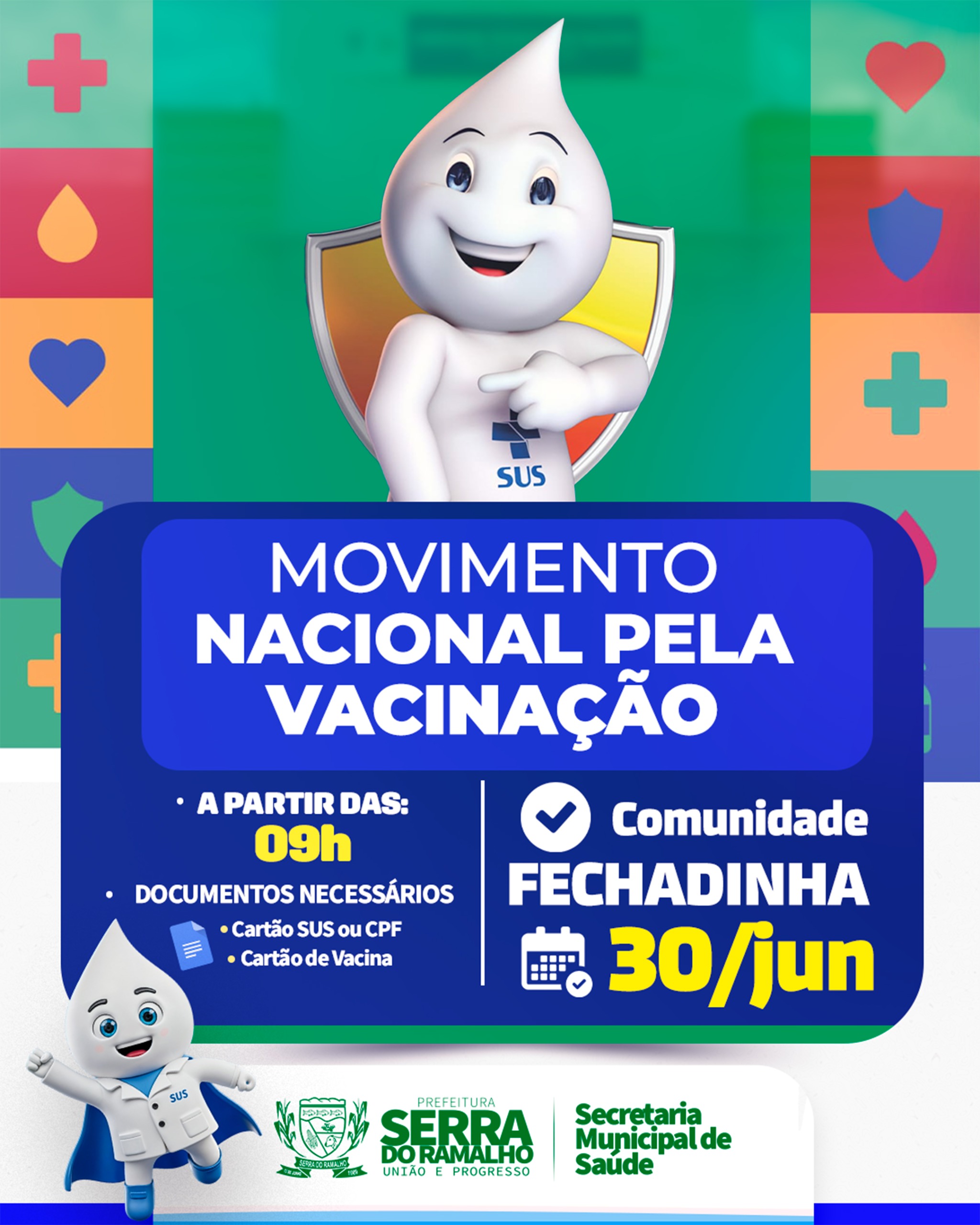Ação de Vacinação na Fechadinha pelo Movimento Nacional pela Vacinação