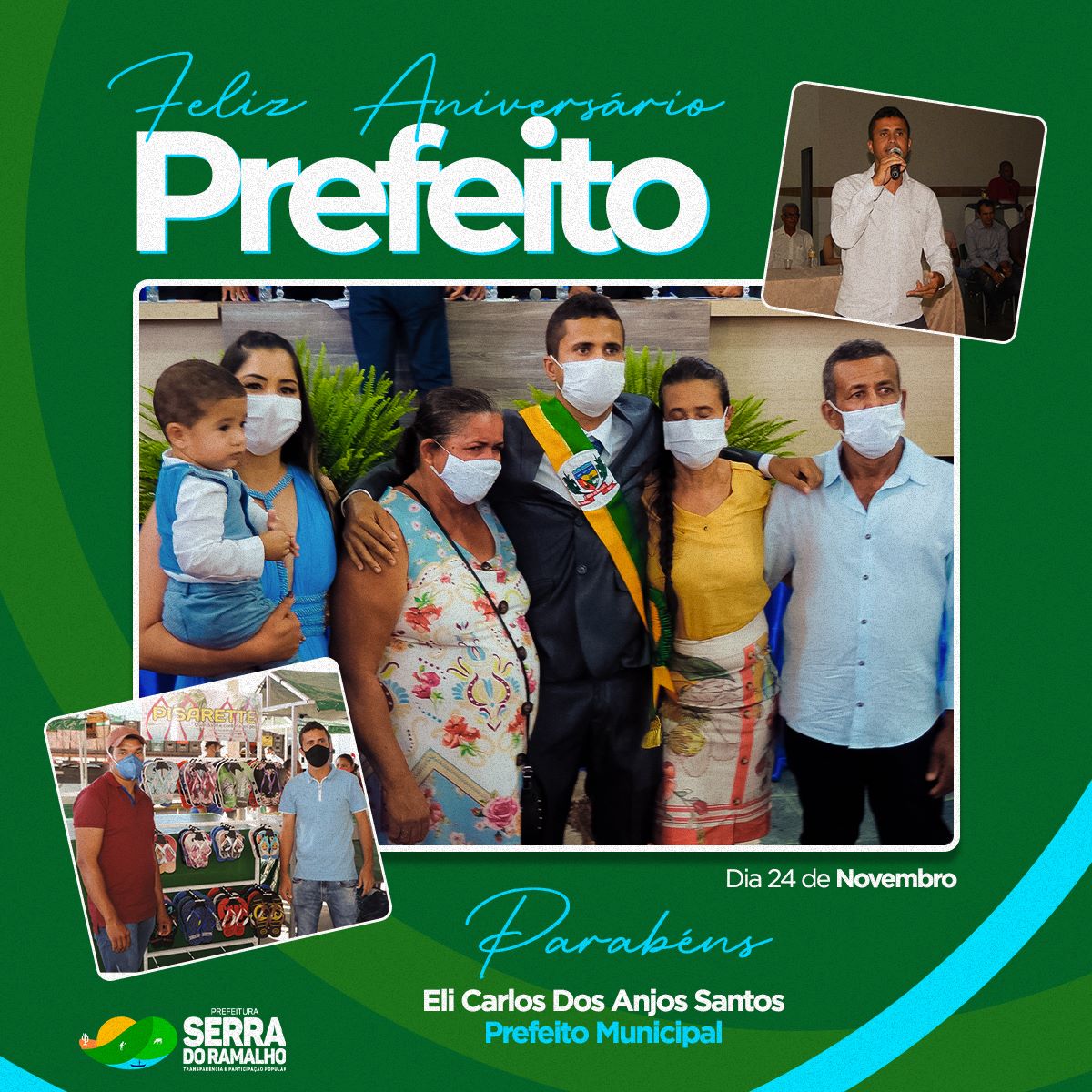 Hoje é dia do nosso Prefeito Lica!