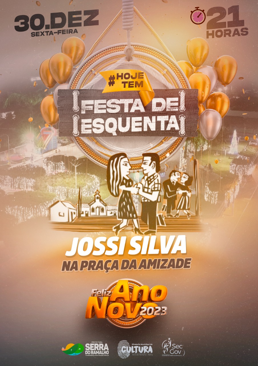 Esquenta da virada na praça da amizade a partir das 21h com muita alegria e música boa!