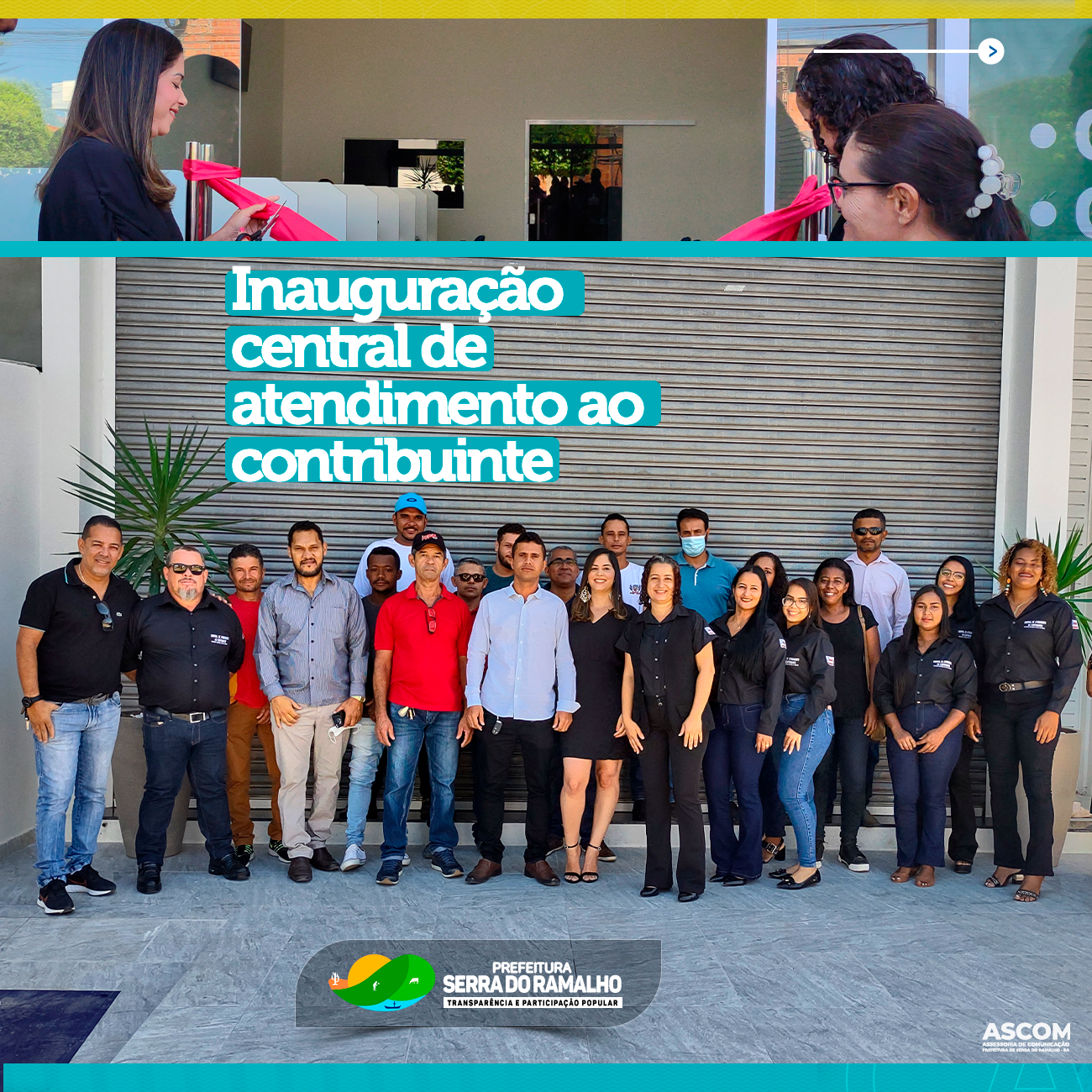 A Central de Atendimento ao Contribuinte de Serra do Ramalho foi inaugurada